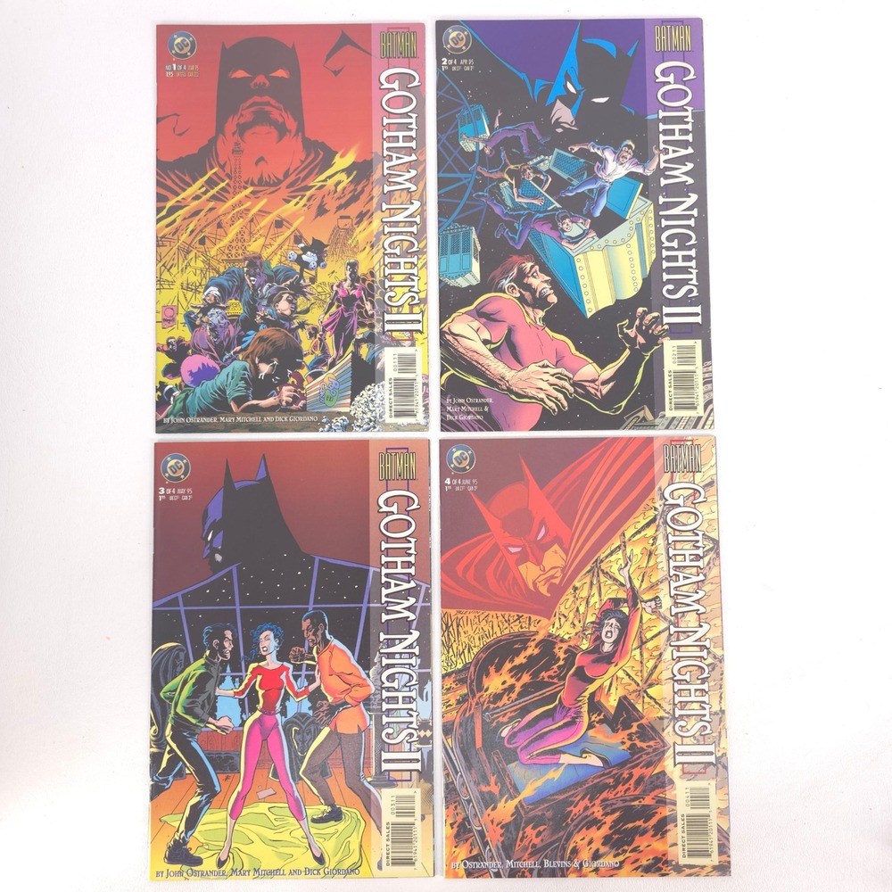 Vintage Batman Gotham Nights II 1–4 DC Complete Set Copper Age Comics Orstrander